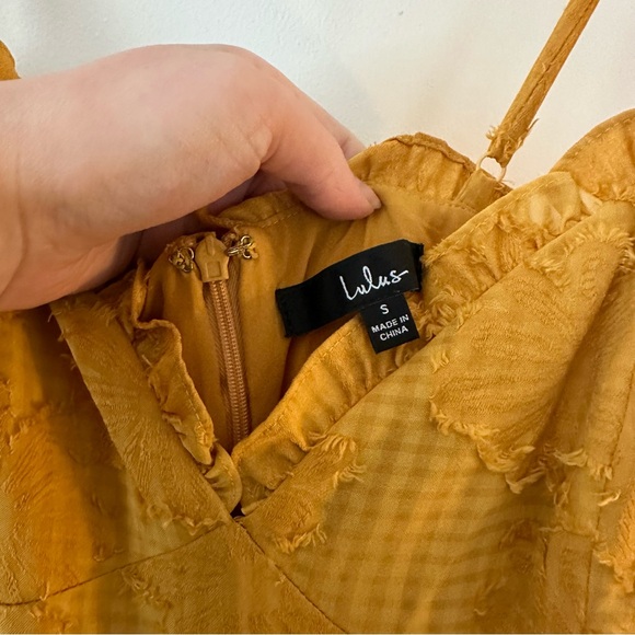 Lulus Tiered Floral Maxi Dress Yellow - Picture 5 of 12